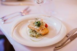 Schollenfilet auf Risotto